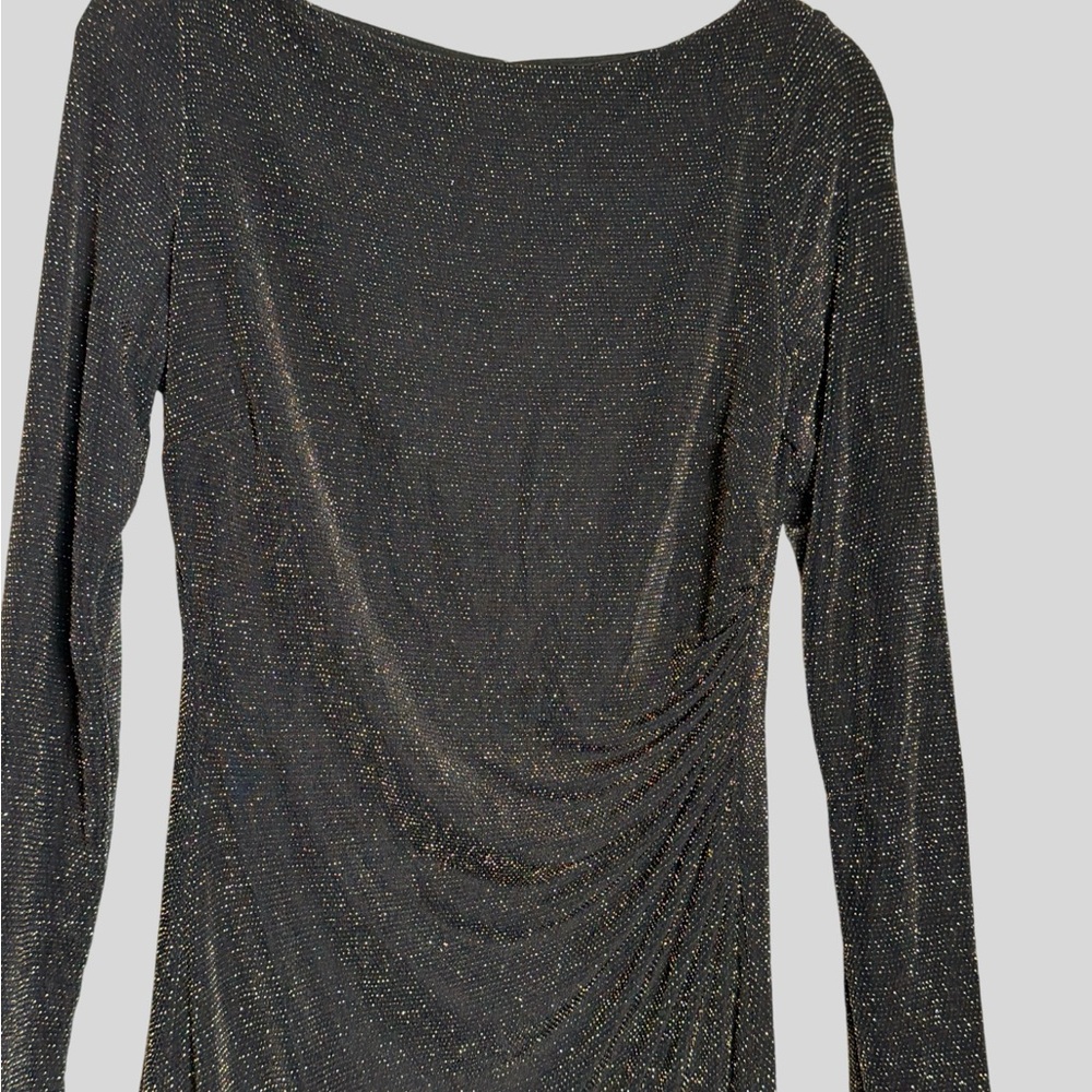 Ralph Lauren Metallic Dress (Size 8) - Picture 2 of 7